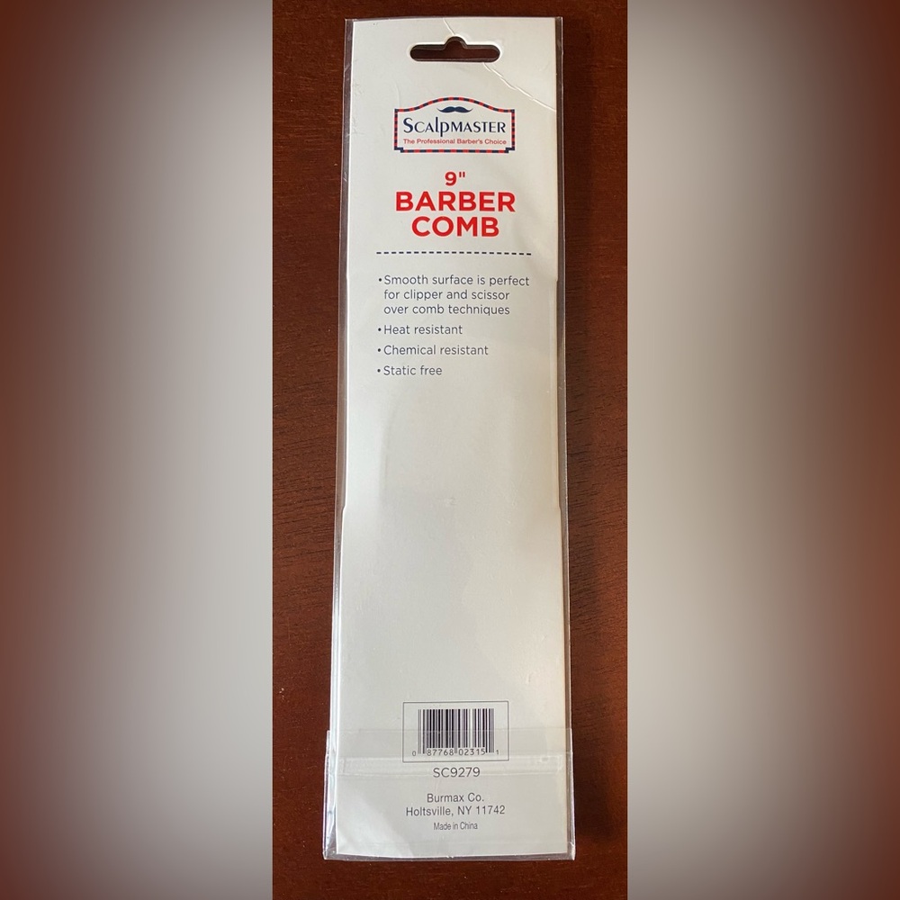 9 inch Black Barber Comb - Picture 3 of 5